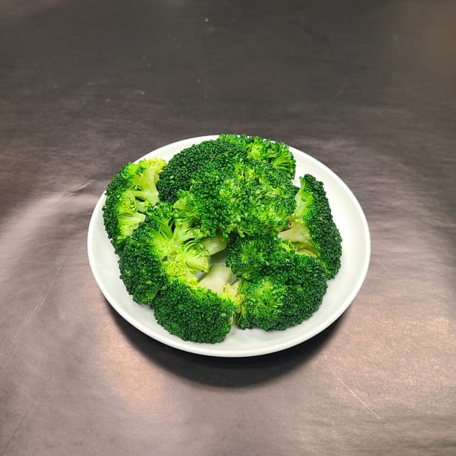 Steamed Broccoli.