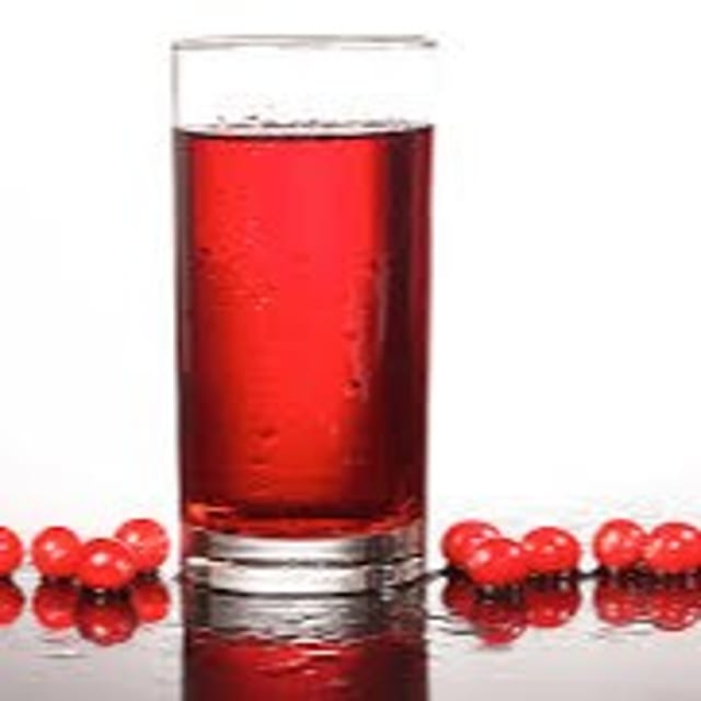 Cranberry Juice.