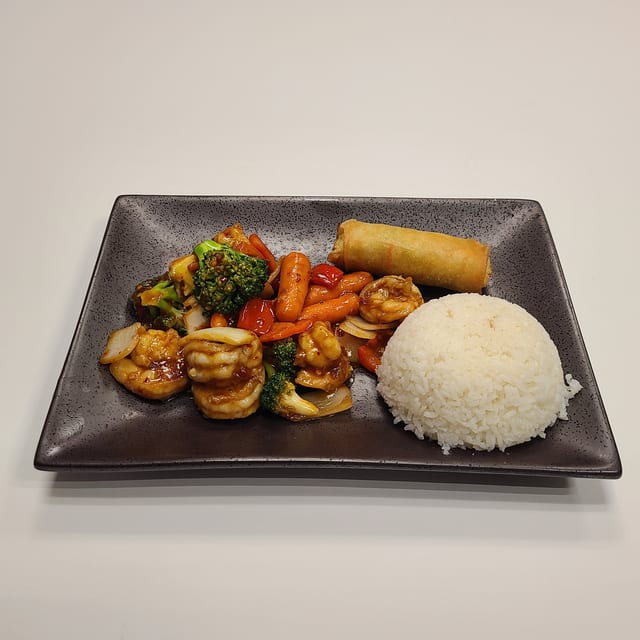 Szechuan Shrimp.