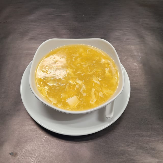 Large Egg Drop Soup.