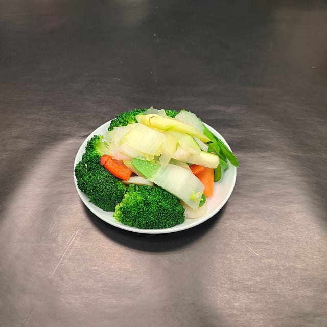 Steamed Vegetables.