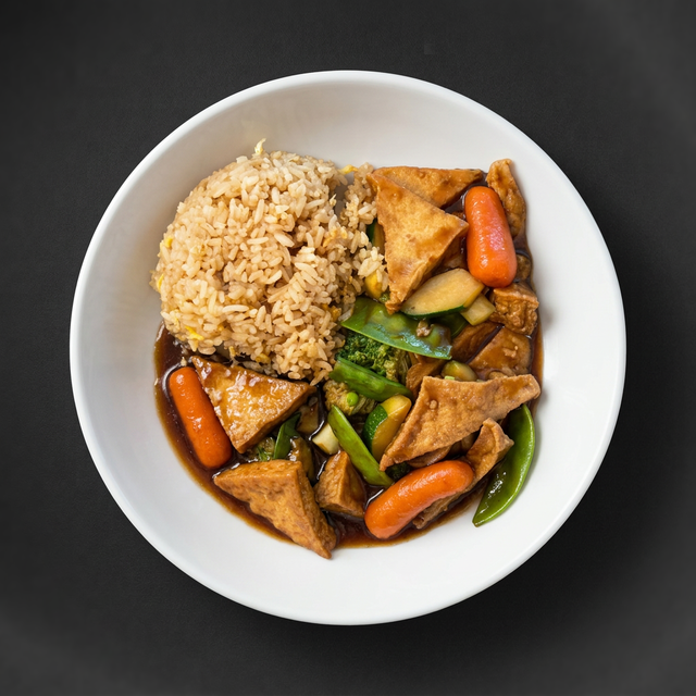 L-Tofu With Vegetables.
