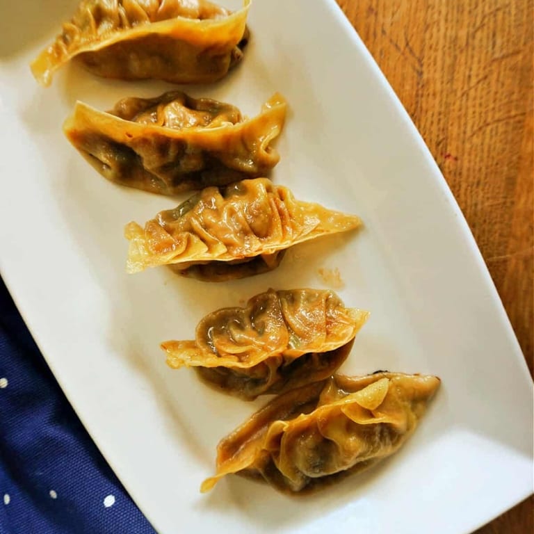 Savor our pot stickers